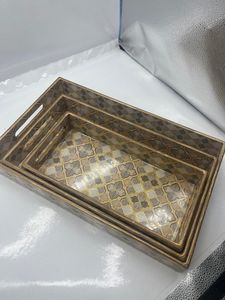 Luxury Design MDF Enamel Printed Trays Enamel Decorative Trays Enamel Serving Trays MDF Trays At very affordable Price - Product Image 5