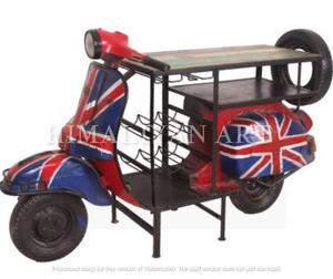 Meilleure collection de comptoirs de bar vintage en fer et bois, art himalayen recyclé et antique - Product Image 3