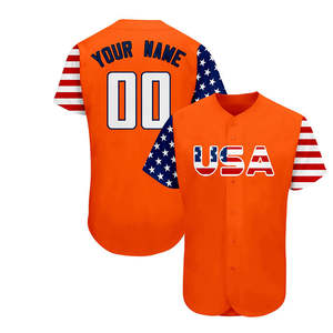 Maillot de baseball personnalisé OEM pour équipe adulte, sublimation, respirant, col en V, bretelles réglables, fermeture à cordon, polyester - Product Image 3