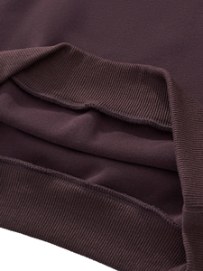 Sudadera Corta con Capucha para Mujer, Color Sólido, Informal, Tejida, de Manga Larga, para Otoño, Talla Adulto - Product Image 6