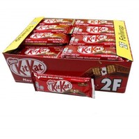 Kit Kat al por mayor, envoltura Flow Wrap de 4 barras, chocolate con leche sólido, 35g, 24 unidades, compra a granel, galleta dulce, barra de chocolate con certificación Halal
