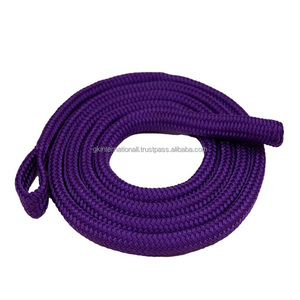 Corde de laisse en acier inoxydable pour cheval, 2,5 m, résistante à l'usure et renforcée, pour l'équitation, avec poignée. - Product Image 6