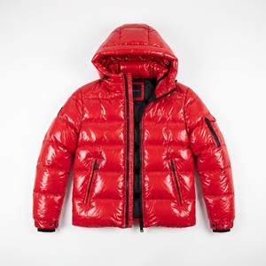 Blouson matelassé en toile respirant et écologique, personnalisé OEM, pour homme, avec option grandes tailles, imperméable, décontracté, hiver, fermeture éclair - Product Image 1
