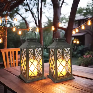 Lámparas Solares de Metal Hechas a Mano de Calidad, Impermeables, para Decoración de Jardín al Aire Libre, Navidad y Festividades de Ramadán - Product Image 2