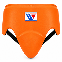 Protège-guêtres de boxe à fermeture auto-agrippante orange en cuir de vachette premium, séchage rapide, respirant, confortable, logo personnalisé, haute qualité