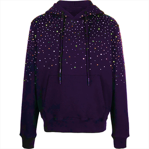 Sweat à capuche unisexe en molleton de fibre de bambou avec fermeture éclair quart de tour, style streetwear hip-hop - Product Image 1