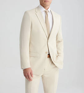 Traje Formal Beige Claro para Hombre, Trajes de Diseñador a la Moda, Colores Personalizados y Opciones OEM, Trajes al por Mayor, Elegante Traje Beige - Product Image 3