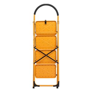 Portable Home and <b>Kitchen</b> 4-<b>Step</b> Folding Ladder Anti-Slip with Rubber Hand Grip RT - Product Image 5
