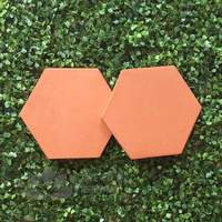 Carreaux de terre cuite hexagonaux TUILDONAI L14 en argile solide, isolation thermique, style traditionnel, carreaux de sol extérieurs personnalisés