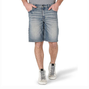 Hot Summer High Quality Baggy <b>Jeans</b> <b>Men</b> Custom Design <b>Jeans</b> Short Dark Denim Shorts Jorts <b>for</b> <b>Men</b> - Product Image 1