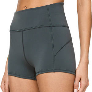 Nouveau short décontracté pour femme, coupe slim, taille haute élastique, avec cordon de serrage, patchwork, doux, pour l'été - Product Image 2