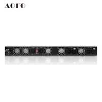 Amplificateur de puissance numérique à deux canaux 4200W-6000W avec technologie GaN pour système audio professionnel PA, montage en rack