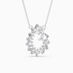 จี้เพชรเพาะเลี้ยงในห้องปฏิบัติการ 0.55 กะรัต รูปทรงเกลียวประณีต ทำจากทอง 9K สีเหลือง ขาว และโรสโกลด์ - Product Image 3