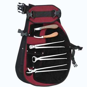 Kit de Herramientas para Herrador con Delantal Multibolsillos, que Incluye Cortaúñas para Pezuñas, Clavillero, Extractor de Clavos y Cuchillo de Pezuñas de Doble Cara - Product Image 1