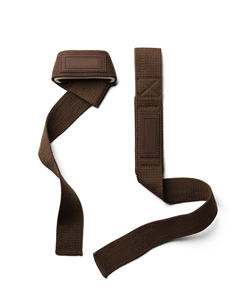 Sangles de levage rembourrées en néoprène pour haltères, robustes, antidérapantes, pour entraînement de soulevé de terre et renforcement de la force de préhension en salle de sport - Product Image 1