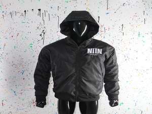 Veste en toile à capuche SAMI avec col montant 100% coton style vintage - Product Image 2