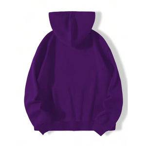 Sudadera con capucha personalizada de streetwear morada con esqueleto de diamantes de imitación, cremallera completa, gráfico de telaraña, estilo gótico, oversize, para hombre y mujer - Product Image 6