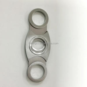 Guillotine 8-shaped Stainless Steel Cigar <b>Cutter</b> Portable Cigar Scissor Double Blade Cigar <b>Cutter</b> - Product Image 4
