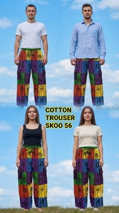 Nuevos Pantalones de Invierno Estilo Boho Vintage, 100% Algodón, con Parches, Cintura Elástica, Ecológicos, Transpirables, Corte Holgado, Cómodos y con Estilo Informal - Product Image 4