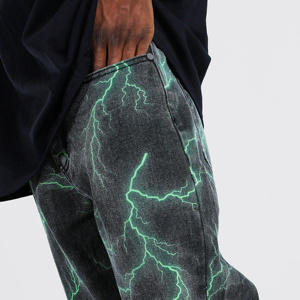 Vintage Style Baggy Jeans for Men – Relaxed Fit Denim Trousers - Product Image 5