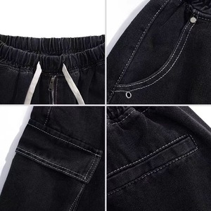 Higjh Quality Custom Shorts <b>Jeans</b> <b>Men</b> High Quality And Comforetable Fabric Oversized Short <b>Jeans</b> For Man - Product Image 4