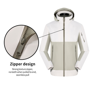 Chaqueta Softshell Impermeable y Transpirable de Alta Calidad para Hombre, con Capucha, Logotipo Frontal, para Invierno, Precio Bajo al por Mayor - Product Image 3