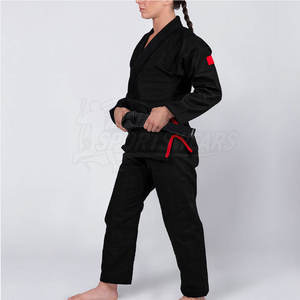 Traje de BJJ Personalizado con Etiqueta Privada, Uniforme Profesional de Artes Marciales, 100% Algodón, Secado Rápido, Transpirable, para Academia de Jiu Jitsu - Product Image 3
