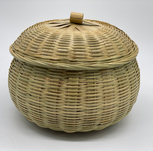 Charming Sphere Shaped Handwoven <b>Bamboo</b> Eco-Friendly Luxury Storage Jars/pots Hanging Functional Design Tightly Woven Lids - Product Image 1
