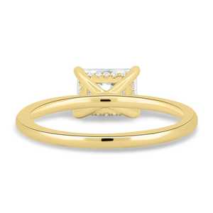 Anillo de Compromiso con Diamante de Laboratorio Único de 2.52 Quilates, Corte Radiante, Oro Amarillo de 14K, Joyería Fina Moderna y Personalizable, Regalo para Novia - Product Image 5