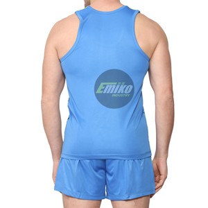 Tenue de boxe personnalisée Emiko Industry, ensemble respirant en polyester pour l'entraînement de boxe, débardeur sans manches et short - Product Image 2