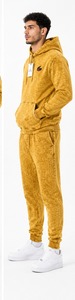 <b>Men</b> Acid Wash Sweat Suit Hoodie and Jogger <b>Pants</b> Set Oversized Casual Tracksuit for Gym Training <b>Running</b> and Streetwear Fashion - Product Image 3