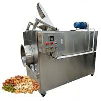 Machine à torréfier les noix automatique au gaz - Cuve rotative de 220 lb/lot pour graines de tournesol, noix de cajou, cacahuètes