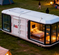 Offre Spéciale : Maison Conteneur Respirante et Insonorisée avec Plafond Ciel Étoilé, Idéale pour Sites Touristiques, Grande, Entièrement Meublée et Personnalisable
