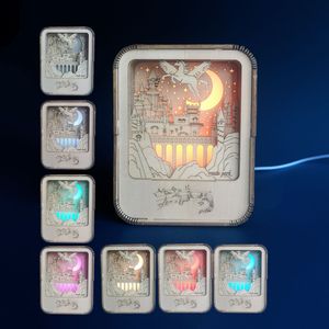 Puzzle 3D in Legno Music Park, Kit Modellini Fai-da-Te, Carillon con Luce Notturna, Regali di Compleanno e Natale - Product Image 2