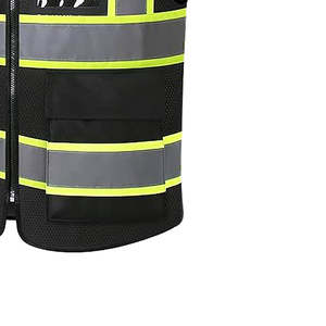 Vêtement de travail réfléchissant haute visibilité en polyester, gilet de sécurité pour une sécurité accrue sur le chantier, vêtements de travail, gilet de sécurité - Product Image 4