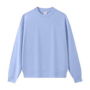 เสื้อสเวตเชิ้ตผ้าคอตตอนผสม 340gsm แบบยูนิเซ็กซ์ แขนยาว คอกลม สำหรับผู้ชายและผู้หญิง สวมใส่สบายๆ ทรงหลวม - Product Image 4