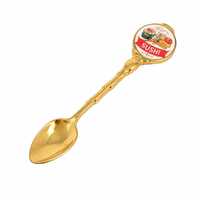 Juego de Cuchara y Tenedor para Despedida de Soltera, Regalo |   Cubiertos Florales Modernos Bañados en Oro |   Recuerdo Personalizado |   Hecho en Vietnam |   Esmalte Personalizado