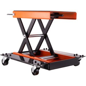 Sollevatore a Forbice per Moto e ATV da 1100 libbre con Carrello e Manovella, Nuovo Sollevatore Moto in Acciaio con Cavalletto Centrale Largo D - Product Image 4