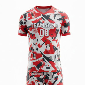 Soccer Uniform Kit Custom Team Jersey Shorts Breathable Quick Dry Fabric Professional Sports Training Match Wear - Product Image 3