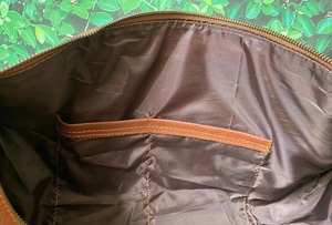 Bolsa de Viaje de Cuero 100% Original, Impermeable y Ligera, Bolsa de Lona de Cuero Vacuno Auténtico para Gimnasio, Deportes al Aire Libre - Product Image 5