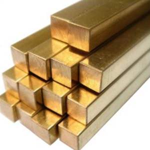 Barras Cuadradas de Latón para Mecanizado Industrial, Bricolaje y Aplicaciones de Construcción, Barras de Latón Cuadradas Sólidas y Duraderas - Product Image 1