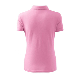เสื้อโปโลผู้หญิงแบบ OEM สั่งทำพิเศษ แขนสั้น ผ้าฝ้าย 100% ระบายอากาศได้ดี สวมใส่สบาย ทอแบบเรียบ สีพื้น สำหรับฤดูใบไม้ผลิและฤดูร้อน ทรงปกติ - Product Image 3