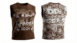 T-shirt Homme Personnalisé à Manches Courtes en Coton Uni 100% Col Côtelé Col Rond Streetwear Hip Hop Léger Vintage Respirant pour l'Été - Product Image 2