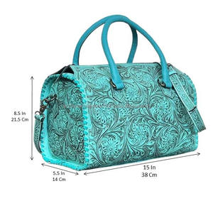 Bolsas de Viaje de Cuero Hechas a Mano, Personalizadas, Tamaño Grande 2026, Unisex, de Cuero Vacuno Genuino, para Fin de Semana, Deporte y Ropa - Product Image 2