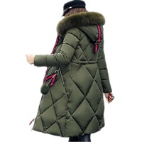 Kadın Uzun Kapüşonlu Parka Mont Fermuarlı Kapatma Su Geçirmez Polyester Astar Hızlı Kuruyan Örme Sıcak Standart Kalınlıkta En İyi Kalite