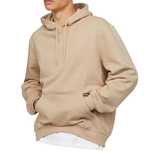 เสื้อฮู้ดผู้ชาย PUFFIN SPORTS แบบสั่งทำพิเศษ (OEM) ผ้าฝ้ายฟลีซ ทรงปกติ สวมใส่สบายๆ สำหรับฤดูใบไม้ร่วง ดีไซน์กระเป๋าแบบเรียบง่าย สีพื้น - Product Image 1