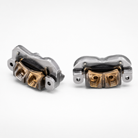 Nouvel étrier de frein arrière 3D TECHNO argenté de haute qualité (en métal) pour Segway Snarler ATV6 B OEM A03E11210001 A03E11110001 Pièces ATV UTV