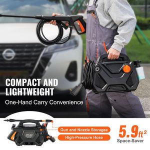 Nettoyeur haute pression électrique 2150 PSI avec 5 buses, tuyau de 20 pieds, cordon de 35 pieds, design léger - Product Image 5