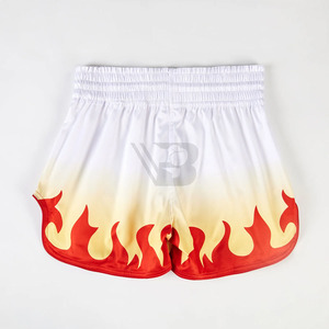 Pantalones Cortos de Boxeo para Mujer y Hombre, Pantalones Cortos de MMA con Bordado, Pantalones de Entrenamiento Profesional de Kickboxing para Niños y Niñas, Pantalones de Muay Thai - Product Image 2