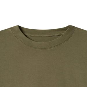 T-shirt en coton personnalisé pour homme, coupe oversize streetwear, style boxy, prix usine, vente en gros, t-shirts à épaules tombantes - Product Image 6